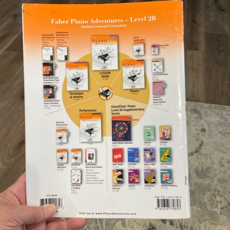 Piano Adventures - Theory Book - Level 2B