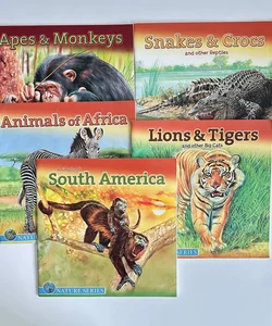 Animal Nature Series book bundle, 5 books