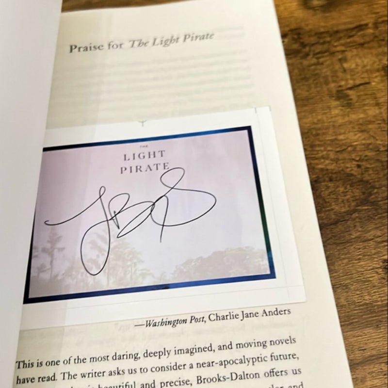 The Light Pirate - signed bookplate