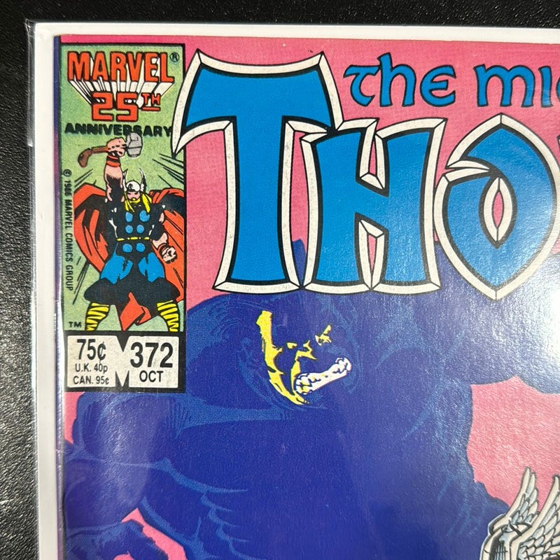The Mighty Thor # 372 Oct 1986 Marvel Comics 