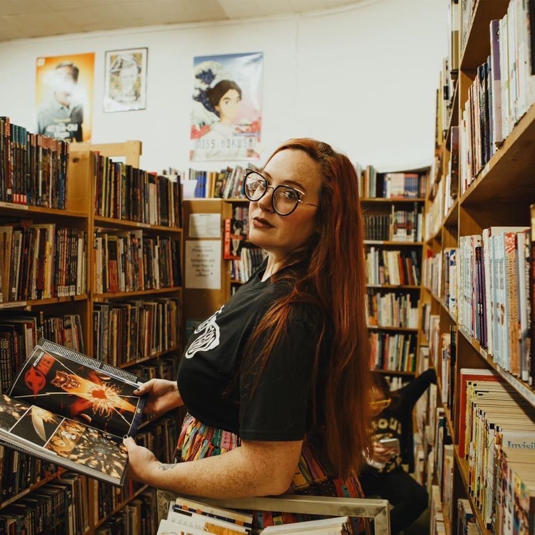 Tattooed Book Lady