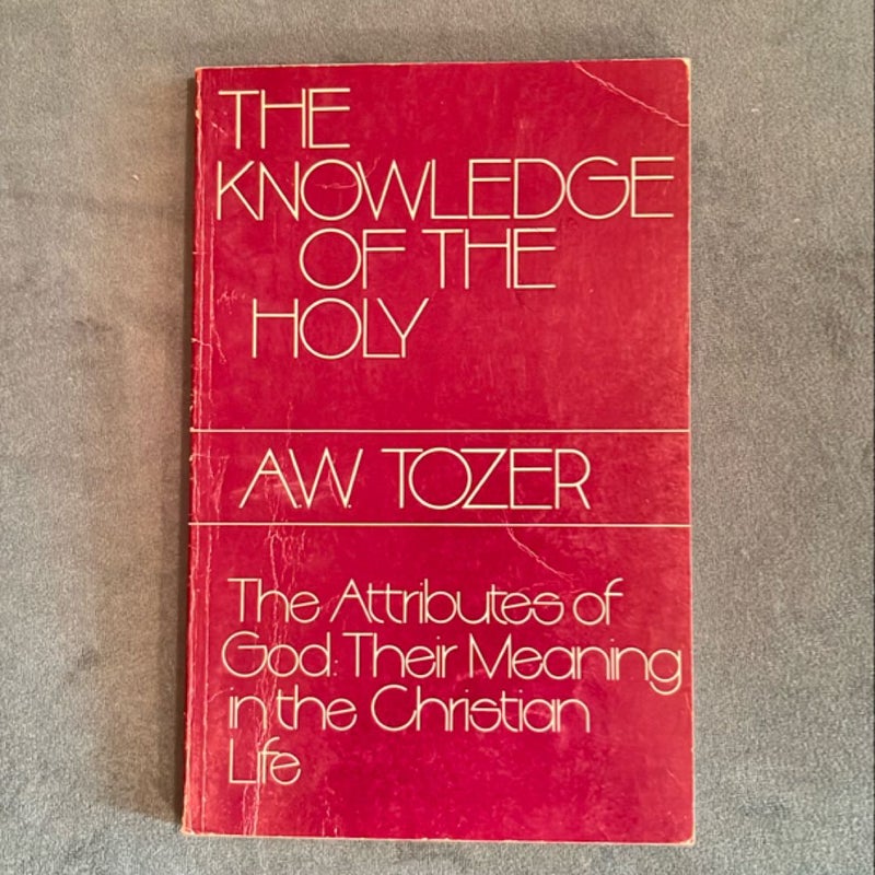 The Knowledge of the Holy