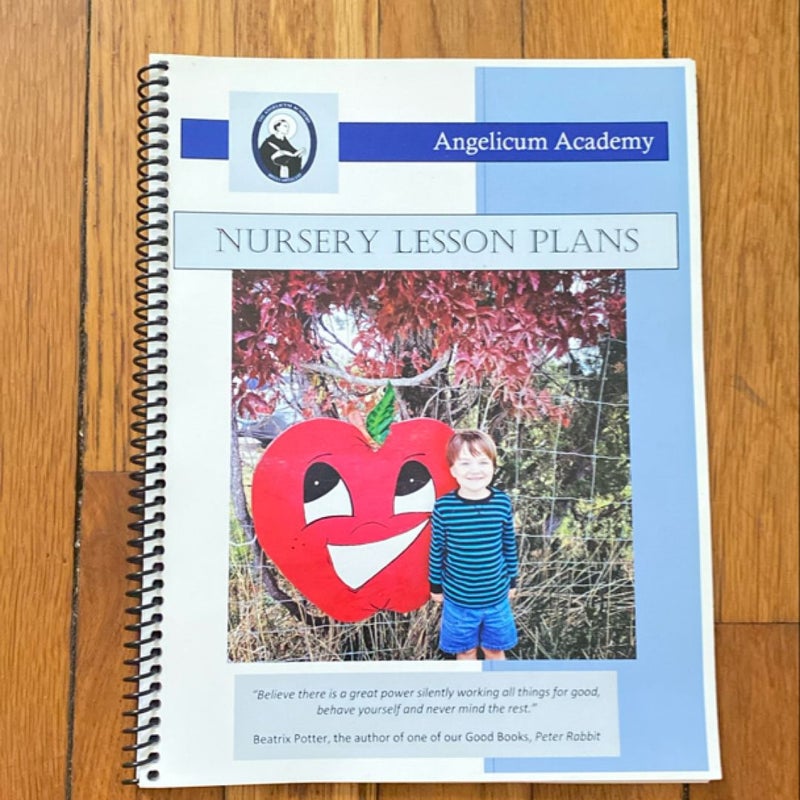 Angelicum Academy Nursery Lesson Plans