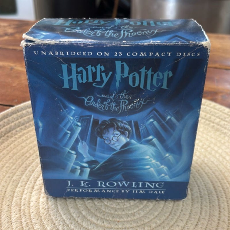 Harry Potter and the Order of the Phoenix audio cd 