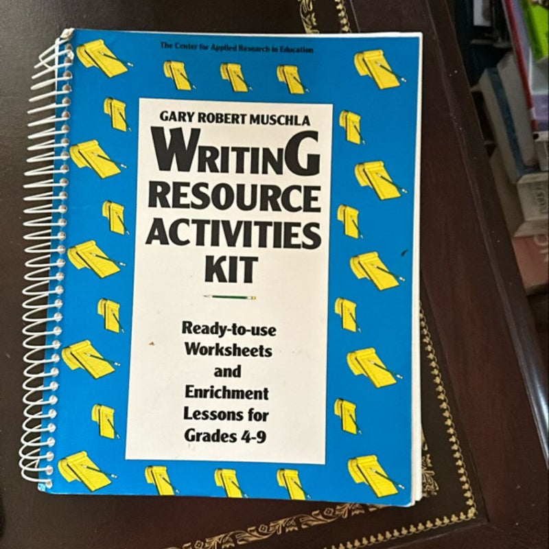 Writing Resource Activities Kit