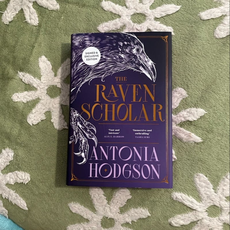 The Raven Scholar (signed waterstones edition)