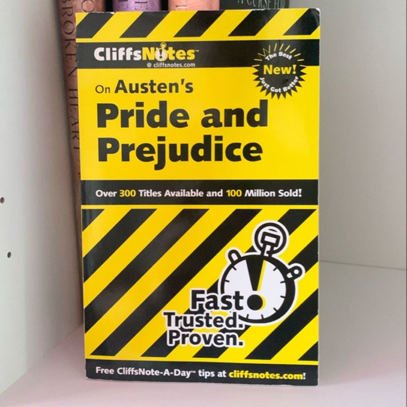 CliffsNotes on Austen’s Pride and Prejudice