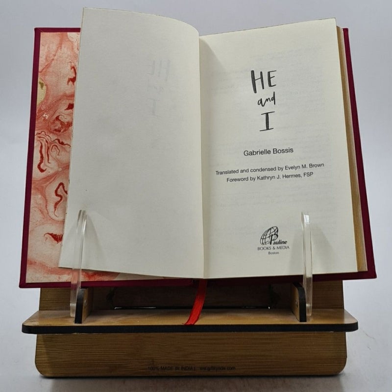 He and I (Rev) by Gabrielle Bossis Leather-Bound