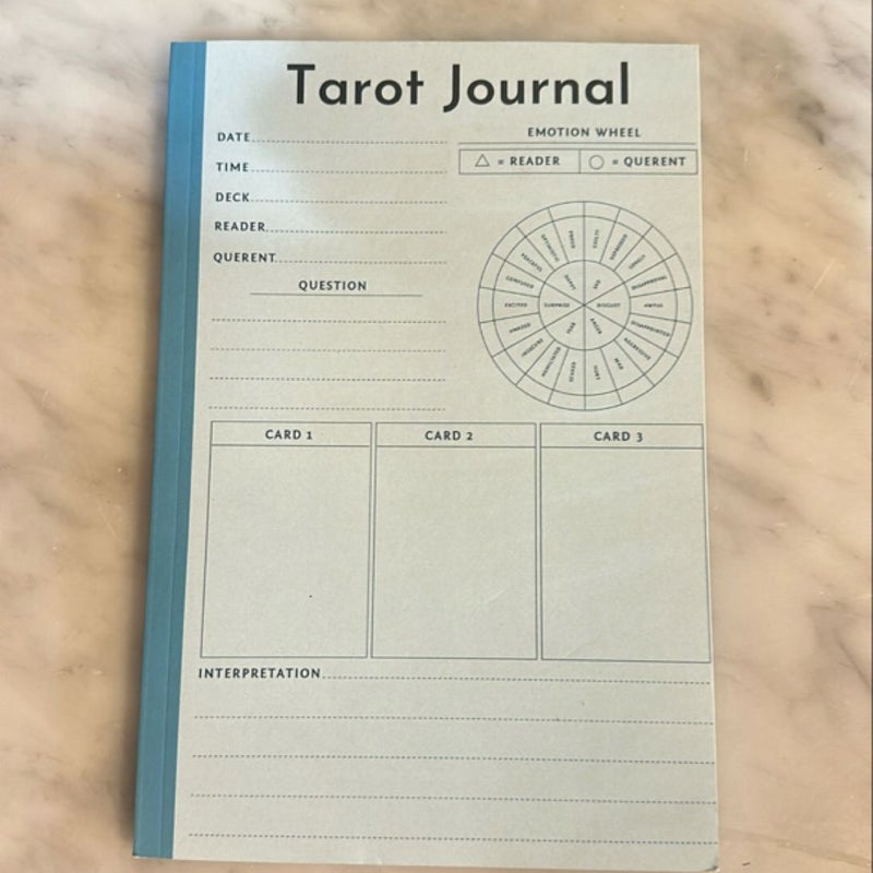 Tarot Card Journal: Tarot Journal, Tarot Cards Reading Journal