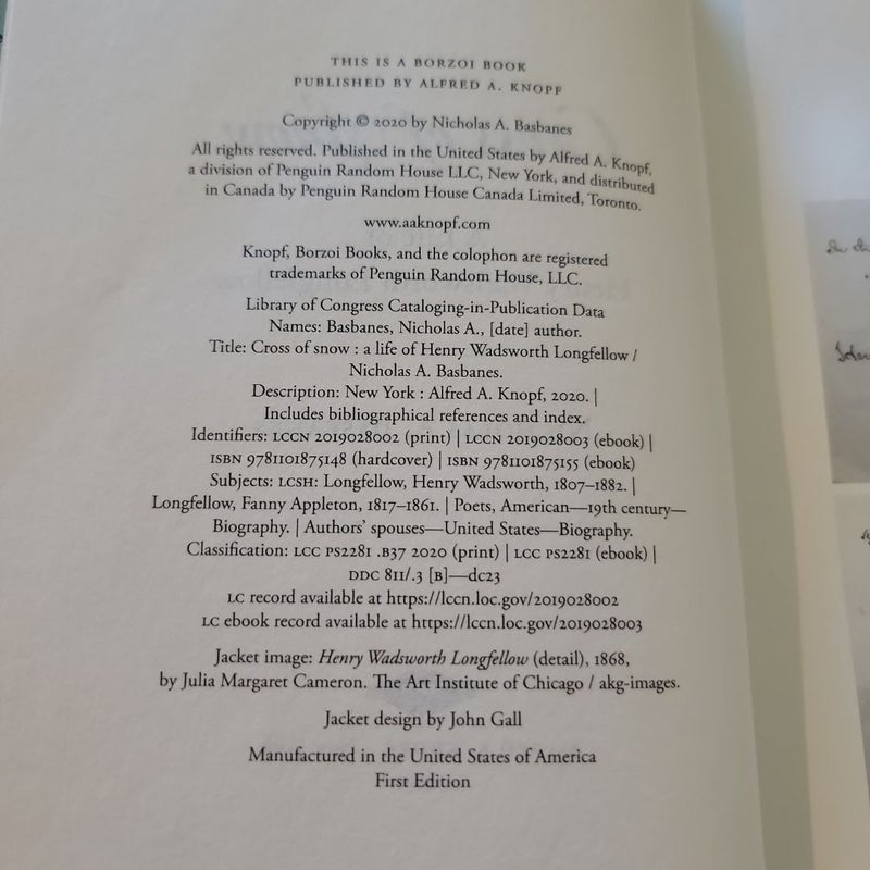 Cross of Snow (2020 First Edition)