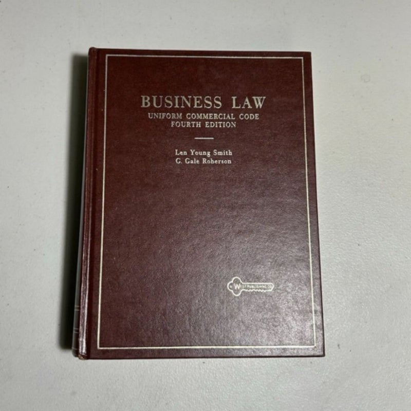 Smith And Robertson’s Business Law