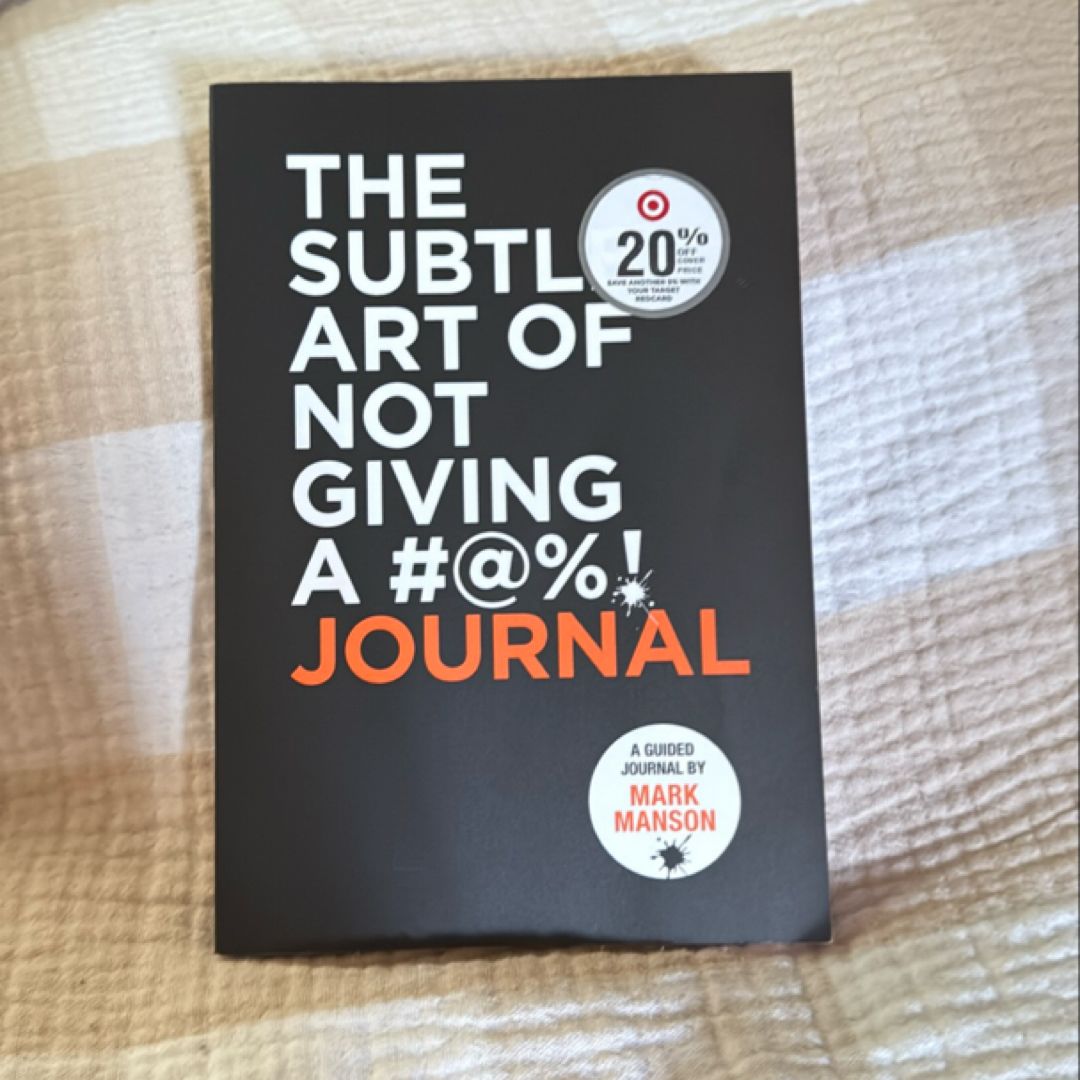 Subtle Art of Not Giving a #@%! Journal Merch Edition