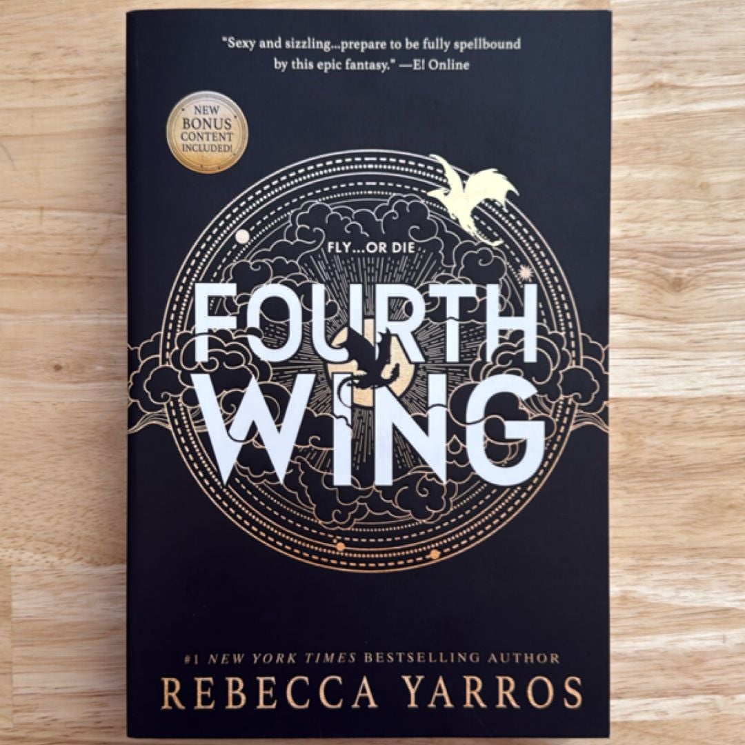 Fourth Wing Special Edition binding with sprayed edges and