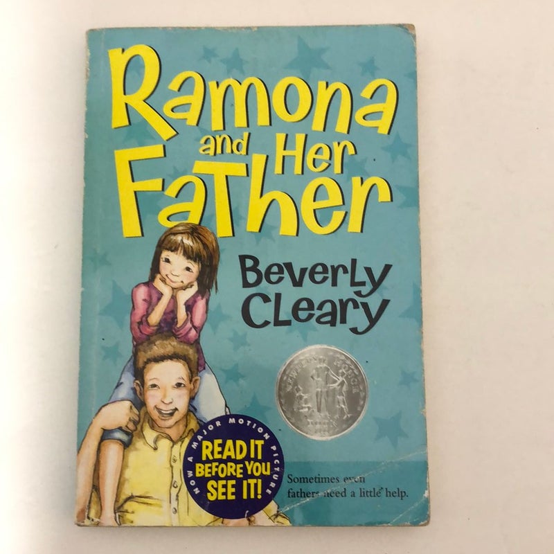 Set of 5 kids books including Ramona and Her Father