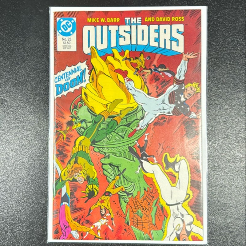 The Outsiders # 23 Sept 1987 DC Comics