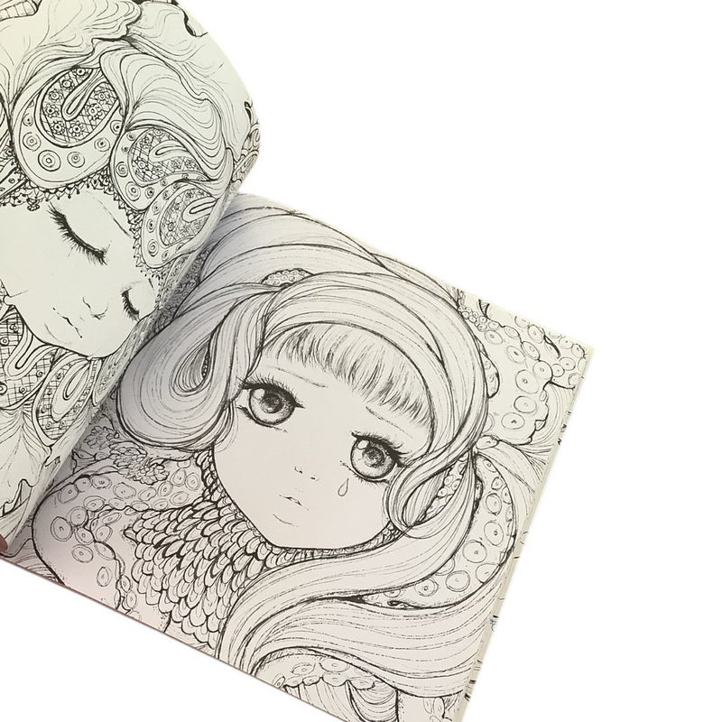 Pop Manga Coloring Book