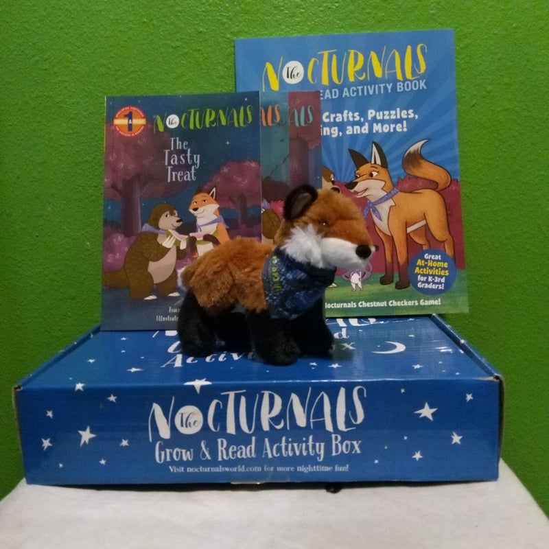 The Nocturnals Grow & Read Activity Box with Plush 🦊