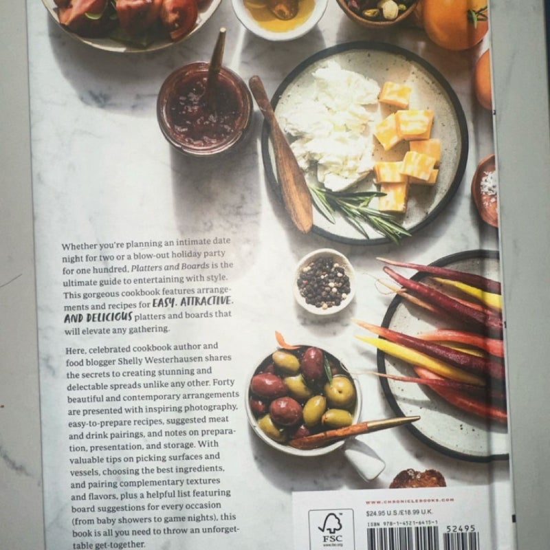 Platters and Boards: Beautiful, Casual Spreads for Every Occasion (Appetizer Cookbooks, Dinner Party Planning Books, Food Presentation Books)