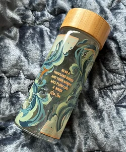 Illumicrate Exclusive Glass Water Bottle