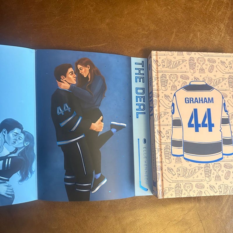 The deal off campus series special edition signed Elle Kennedy bookish box