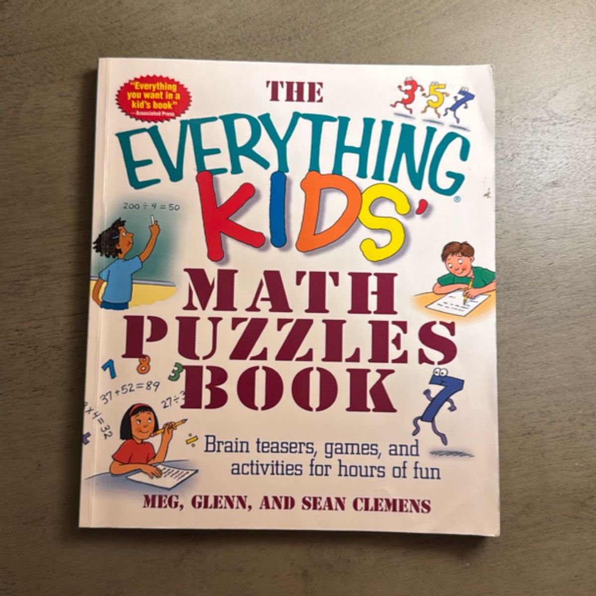 The Everything Kids' Math Puzzles Book by Sean Clemens, Meg Clemens ...