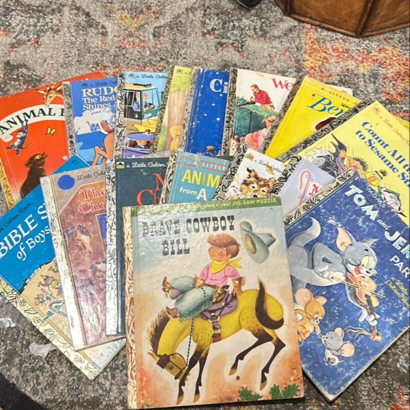 A little golden book 16 books