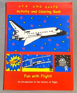 Air and Space Activity Coloring Book