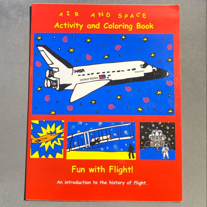 Air and Space Activity Coloring Book