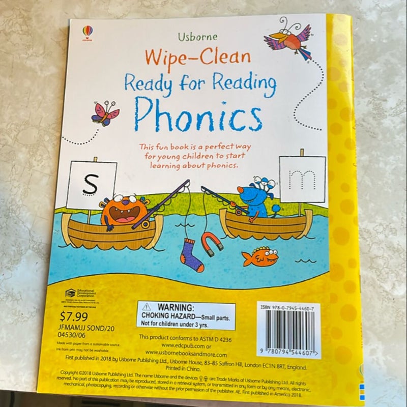 Wipe-Clean Ready for Reading Phonics