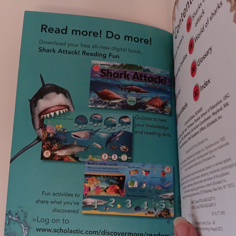 Scholastic Discover More Reader Level 2: Shark Attack!