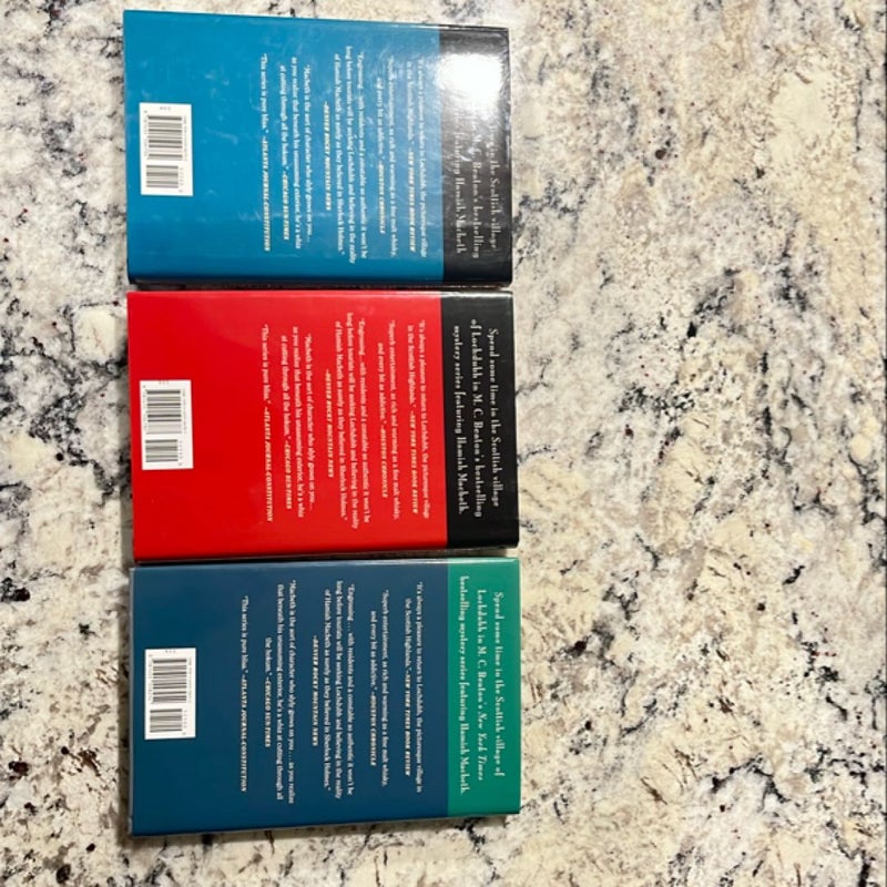 Lot of 3 Hamish Macbeth Books