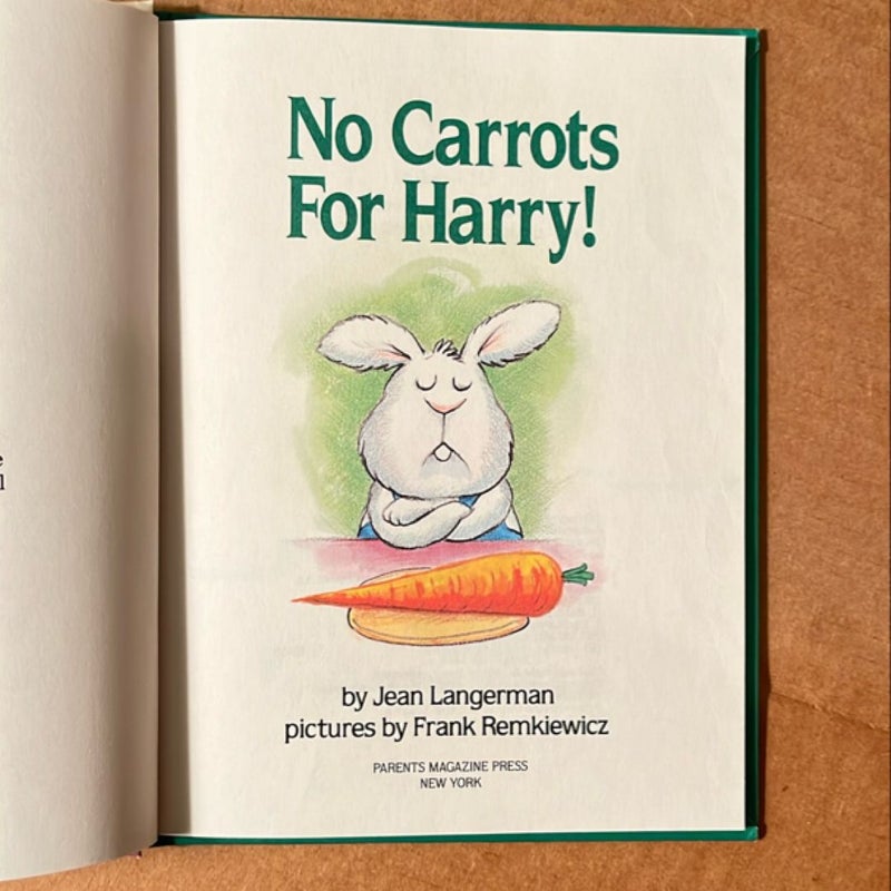 No Carrots for Harry!