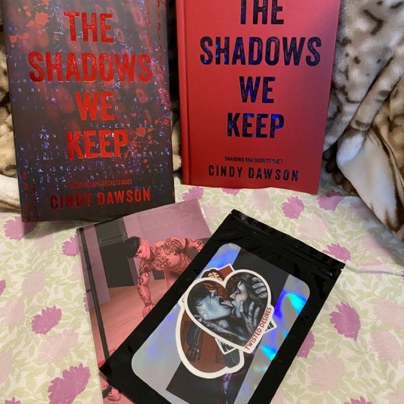 Twisted desires book box of The shadow we keep