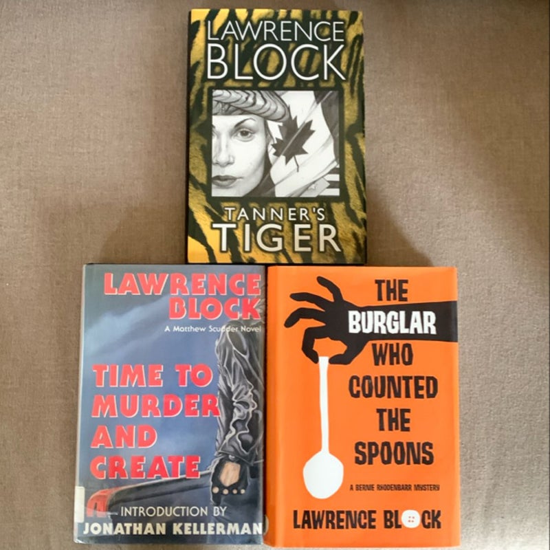 BUNDLE: Three Small Press Hardcovers by Lawrence Block!