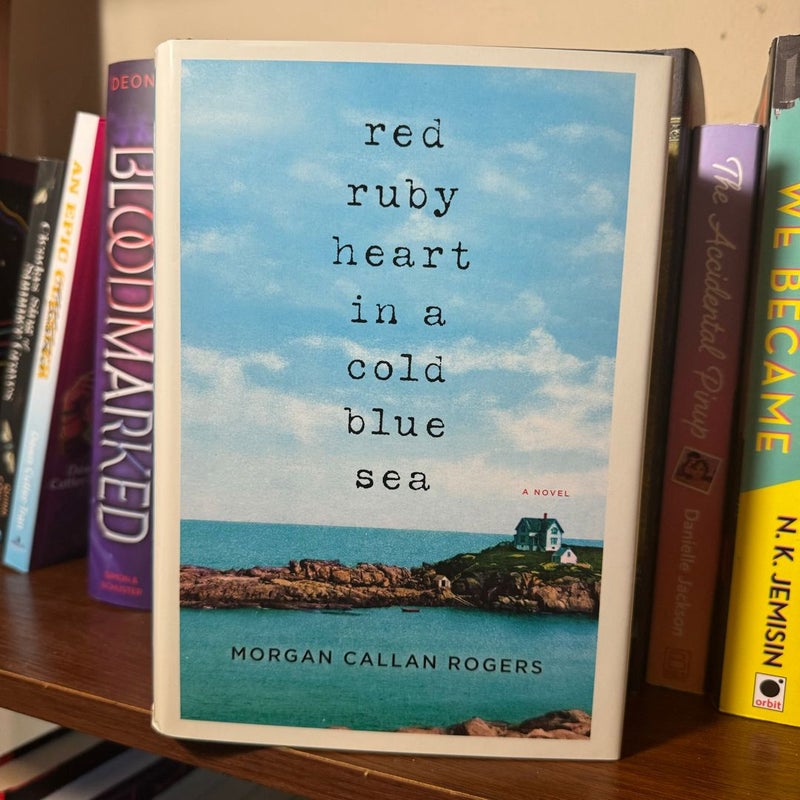 Ruby Red Heart in a Cold Blue Sea