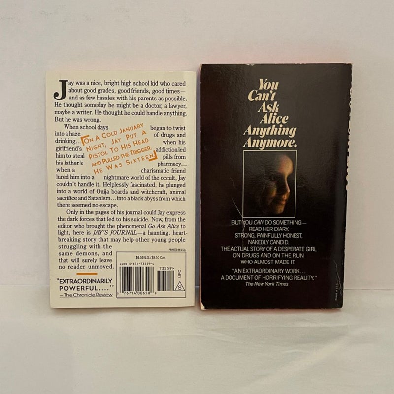 Jay's Journal & Go Ask Alice