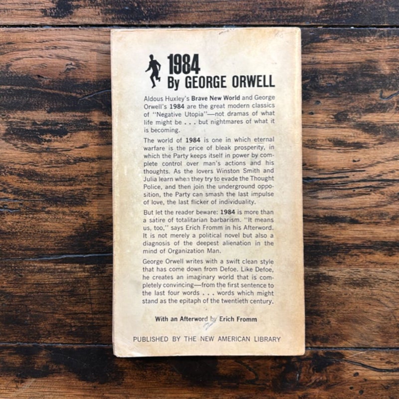 1984 (1961 Vintage Signet Classic First Edition/Print)