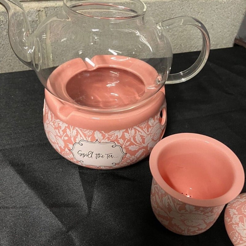 Once upon a book club exclusive Bridgerton inspired teapot 