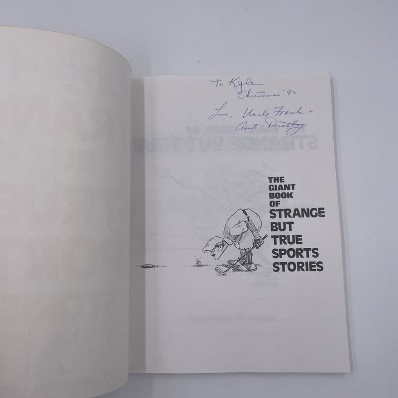 The Giant Book of Strange but True Sports Stories