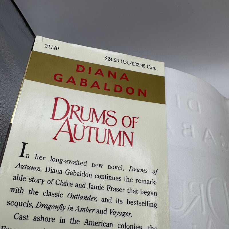 Drums of Autumn (1st Ed 1st print OOP COVER)