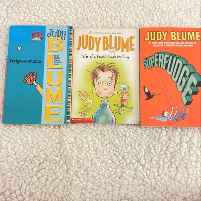 3 pack Judy Blume