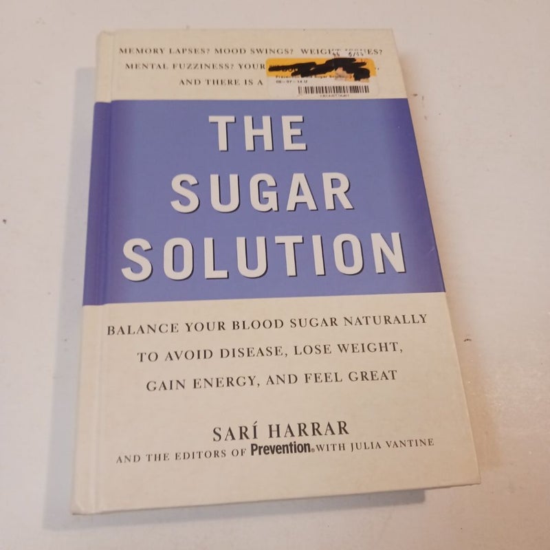 Prevention's the Sugar Solution