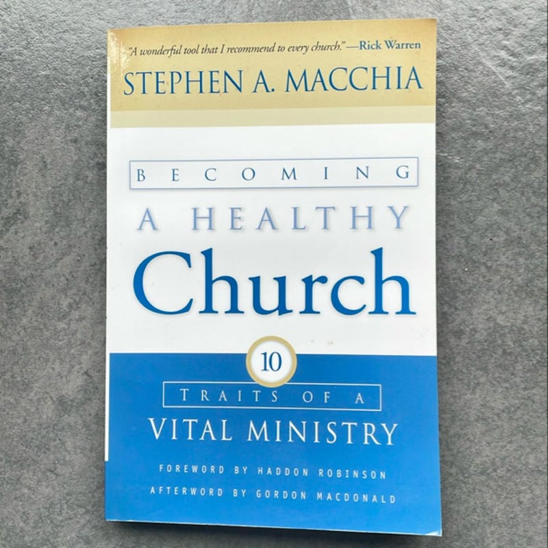 Becoming a Healthy Church