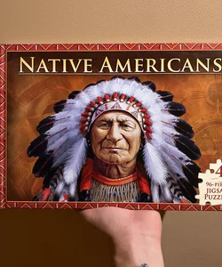 Native Americans Deluxe Jigsaw Book