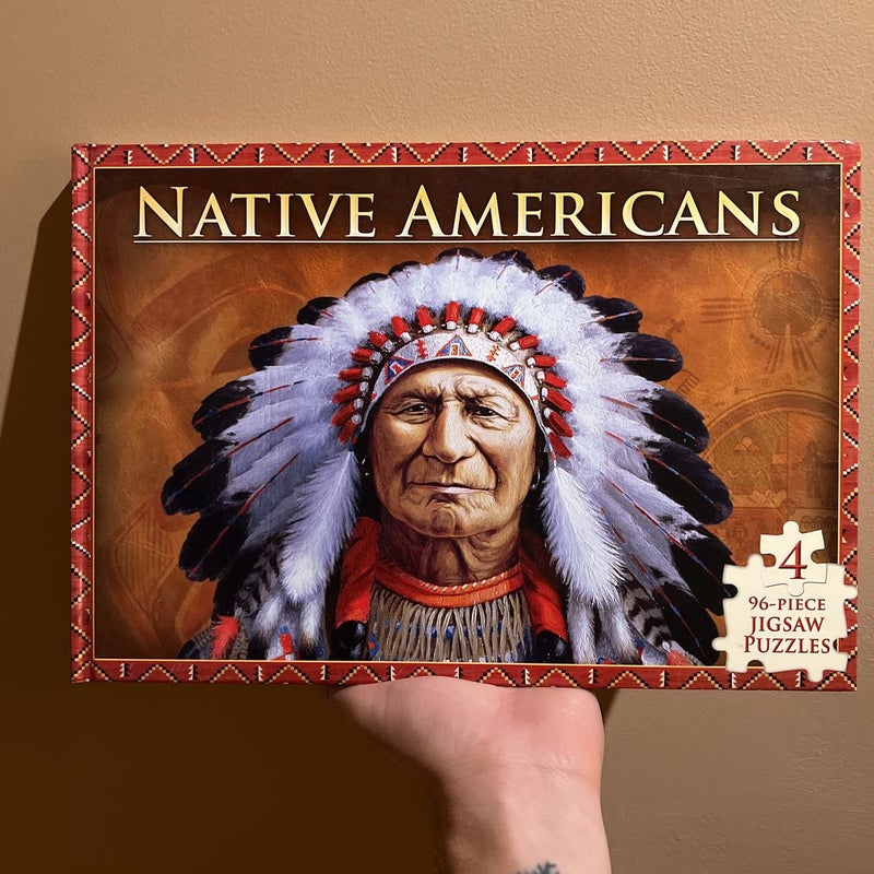 Native Americans Deluxe Jigsaw Book
