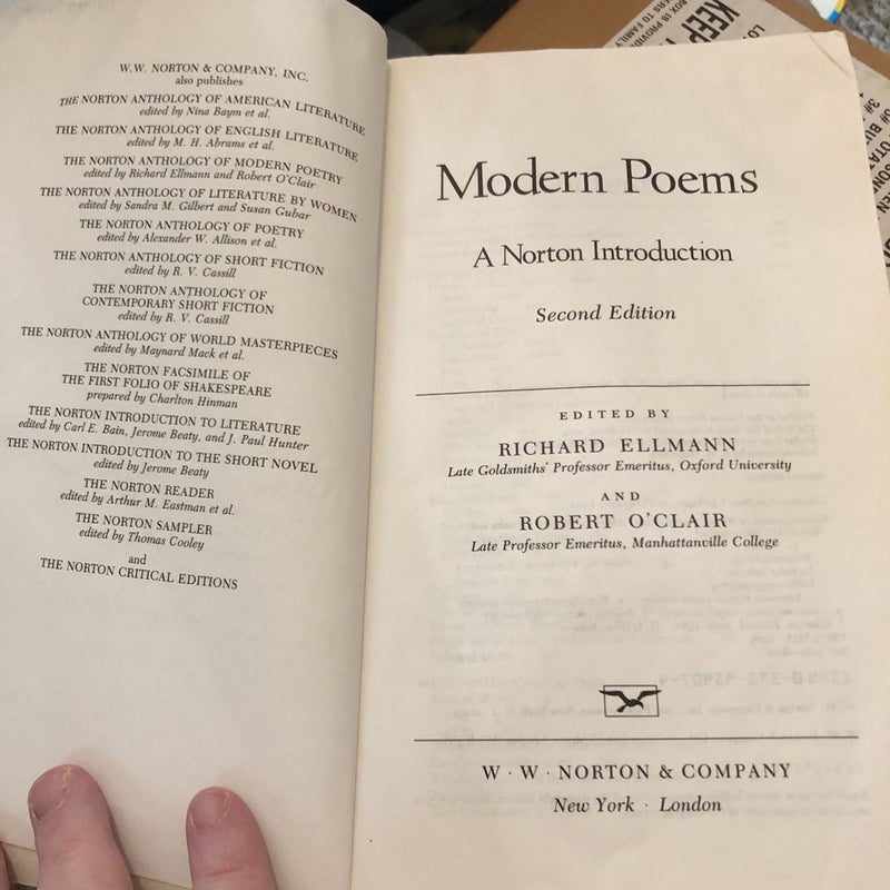 Modern Poems