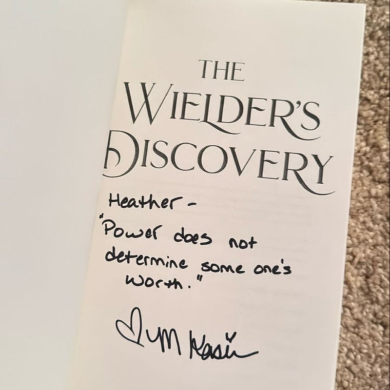 The Wielder's Discovery Signed 