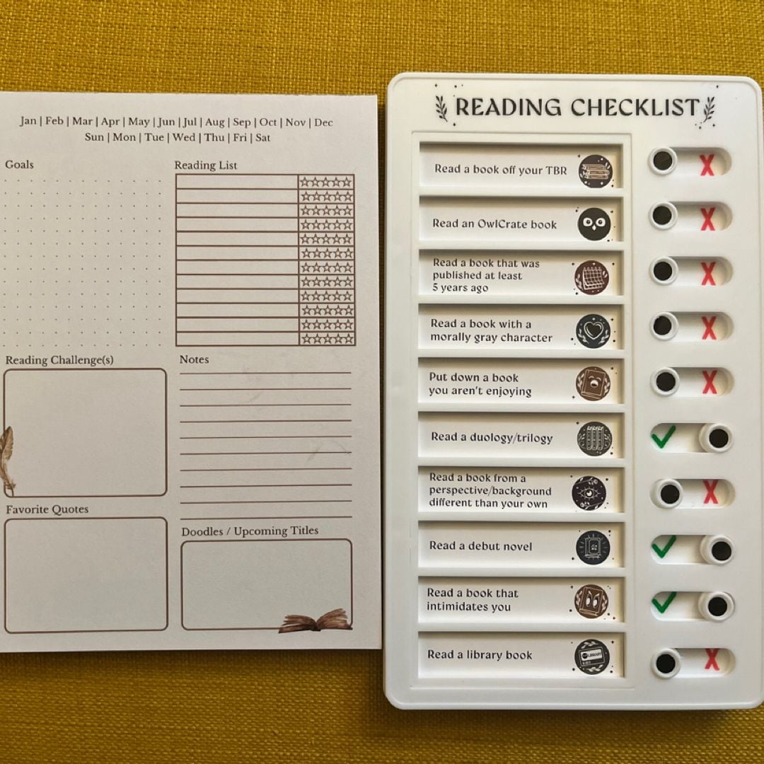 OwlCrate Reading Trackers by OwlCrate, Paperback | Pangobooks