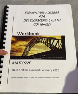elementary algebra for developmental math combined