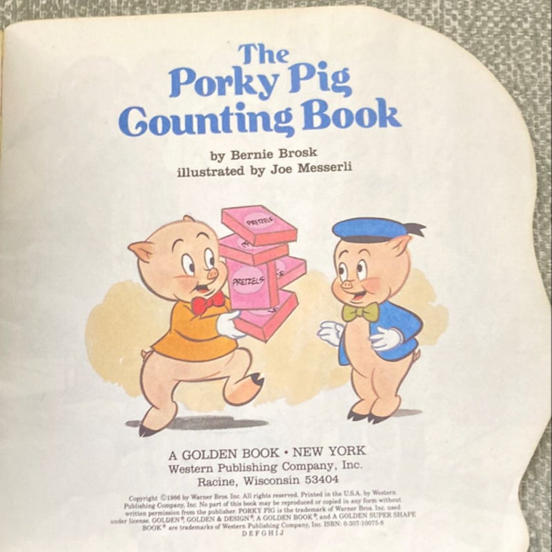 The Porky Pig's Counting Book